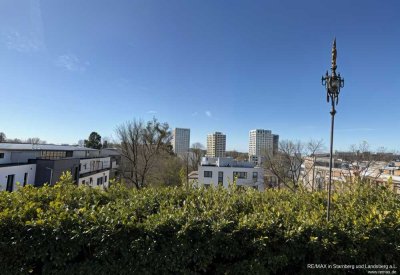 Dachterrassen-Wohnung mit Weitblick, oberhalb vom Golfplatz Thalkirchen