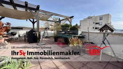 Maisonette und Penthouse in einem: ideal aufgeteilt mit riesiger Dachterrasse