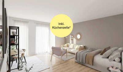 Helle barrierefreie Wohnung mit Balkon im Dachgeschoss