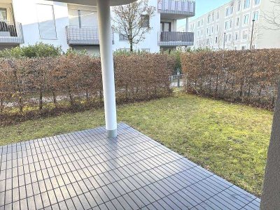 B.J.-2015 / Ab sofort frei! / 3-Zi.-Wohnung mit sonniger Terrasse in ruhiger, grüner Wohnlage!