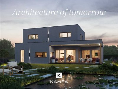 KAMPA Architekten-Haus, Premium Qualität, individuell geplant, echte Autarkie im Standard, schlüssel