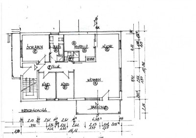 Gepflegte 4-Zimmer Wohnung mit Balkon in Flintbek