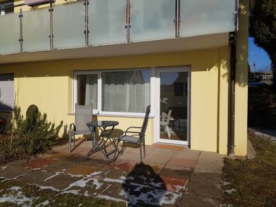 Ruhige kernsanierte 1,5-Zimmer-Gartenwhg mit neuer EBK, Terrasse, Stellplatz und Home-Office-Raum