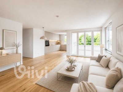 Penthouse in Pankow-Wilhelmsruh: 119 m², 4 Zimmer, Erstbezug, gr. Dachterrasse, Aufzug, ruhig, grün