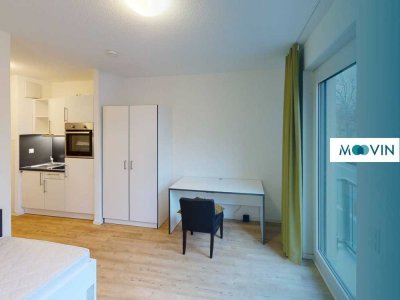 ** Möbliertes 1-Zimmer-Apartment mit EINBAUKÜCHE und DACHTERRASSE in Leipzig **