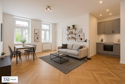 Erstbezug in Hofruhelage – hochwertig sanierter Altbau beim Laubepark