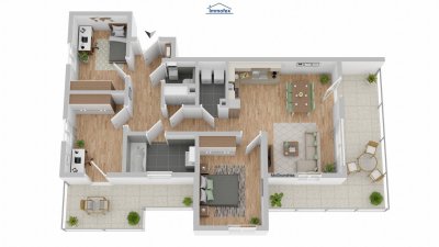 Besser als neu! Helle 4-Zimmer Wohnung mit TOP Ausstattung