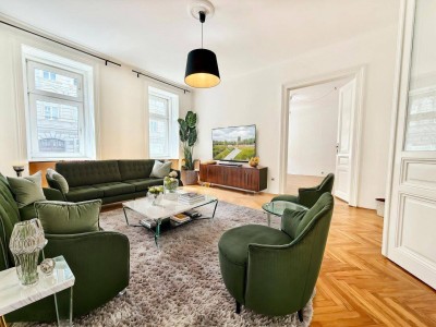 TOP GRUNDRISS - U-Bahn Nähe - Stilaltbau - 4-Zimmer - ca. 95m² WFL