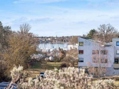 Wasserblick, perfekte Ausrichtung! 3-Zimmer-Eigentumswohnung mit großer Dachterrasse in Spandau