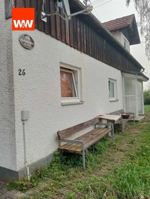 § 35 Außenbereich mit 1880 m² Grund,
Grünland m. Bestand zur Sanierung. Naturnahes Wohnen o. Hektik
