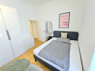 Ab 01.07.2026 - modern möbliertes Zimmer  in 4er WG - top Lage Ostend - fußläufig zur EZB