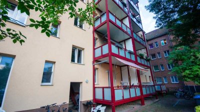Zentrumsnah und schön geschnittene Zweiraum-Erdgeschosswohnung in ruhiger Erfurter Lage