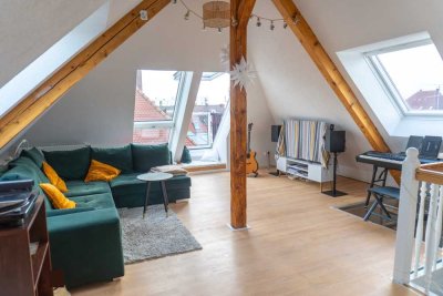 Helle 2,5-Zimmer Maisonette Wohnung in Augsburg-Kriegshaber | frei zum 1. Mai