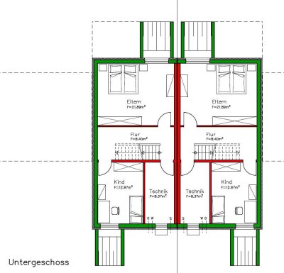 Moderne Doppelhaushälfte mit zwei Wohneinheiten im Erbbaurecht in Angelbachtal - KFW 40