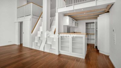 Historischer Blickfang – Maisonette mit Sichtziegelwand