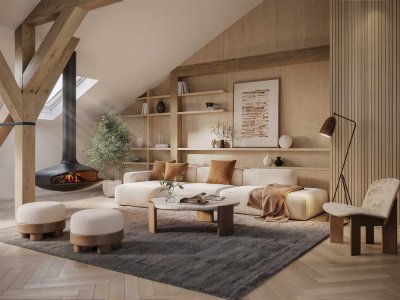 Exklusive DG-Wohnung mit Dachterrasse & Sauna in Bestlage - Jetzt noch mitgestalten und vollenden!