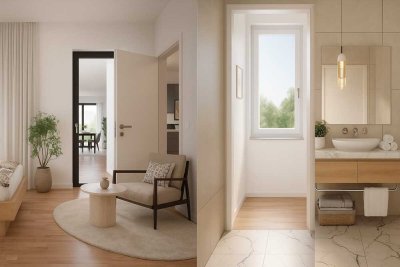 Weißensee: ERSTBEZUG im NEUBAU ab 2026: 1,5-Zimmer-TERRASSEN-Wohnung - 45 m²