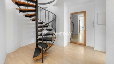 Traumhafte Maisonettewohnung mit Dachterrasse, Duplex-Stellplatz & 2 Bädern in zentraler Lage