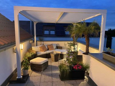 Exklusives Maisonette-Loft mit Galerie, Kamin, Dachterrasse & Studio – Wohnen auf höchstem Niveau