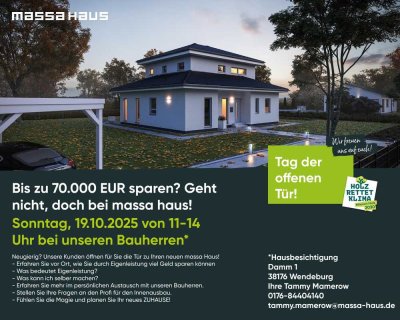 Baustellenbesichtigung nach Einzug , unsere Baufamilien öffnen die Tür :)