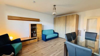Möblierte 1-Zimmer-Wohnung mit Einbauküche in Frankfurt-Nied