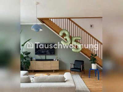 Tauschwohnung: Biete große Maisonette, suche DG in/nahe Winterhude