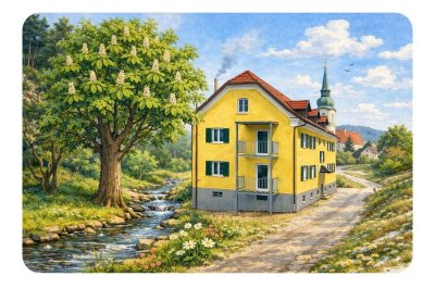 Charmante 2-Zimmer-Mietwohnung in Wernstein am Inn – renovierter Altbau mit Balkon, Gartenoption nähe Passau