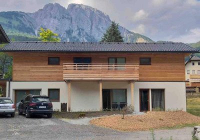 Erdgeschosswohnung ca. 36 qm moebliert mit (Süd-) Terrasse und Blick auf die Karnischen Alpen im südlichen Kärnten TOP
