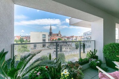 Donau-Aussicht+Münsterblick inklusive - altersgerechtes Wohnen mit Niveau