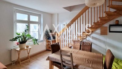Renditeobjekt - Sehr gemütliche Maisonette - Wohnung mit Balkon in Zwickau