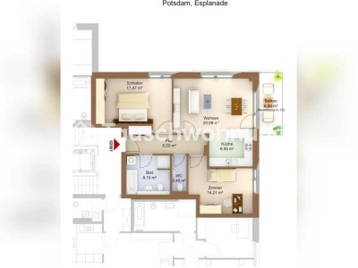 Tauschwohnung: Tausche 3 Zimmer Wohnung gegen mindestens 4 Zimmer