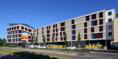 Moderne 2-Zimmer-Wohnung direkt am Westpark/AUDI Kreisel mit EBK + Balkon