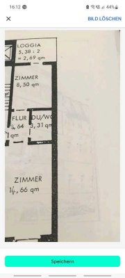 Attraktive 1-Zimmer-Wohnung mit Balkon in 76133, Karlsruhe