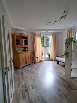 Möblierte 1-Zimmer Wohnung mit Terrasse in Lichtenau