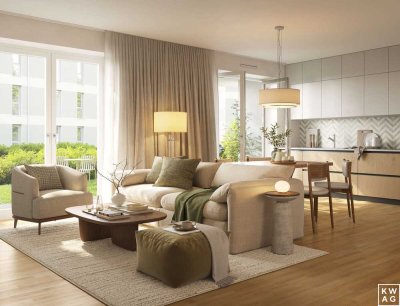 Barrierefrei: 4-Zimmer-Neubau mit Loggia im Freisinger Anger
