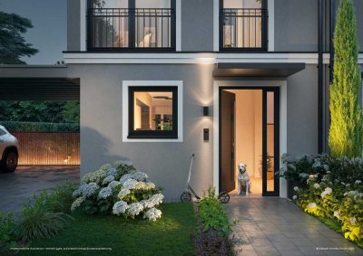 Mehr Freiraum: Ein Stadthaus mit sonniger Terrasse und großzügigem Garten
