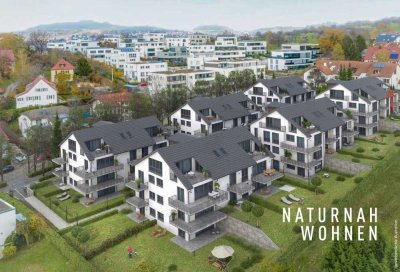 Erstbezug: Exklusive 3,5-Zimmer-DG-Wohnung in Pfullingen in unverbaubarer Aussichtslage