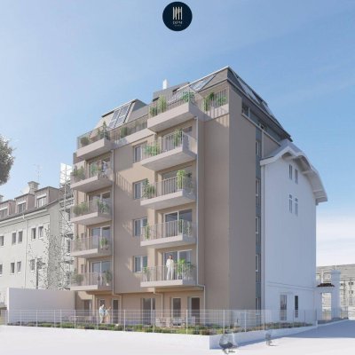 "Grünes Cumberland" ! Traumhafte zweistöckige 4-Zimmer-Wohnung mit Galerie und Balkon