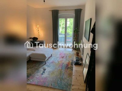 Tauschwohnung: Ruhige hübsche Wohnung mit Dielen, Balkon und Badewanne