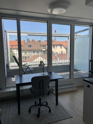Möblierte 30 qm Wohnung ab sofort | TG-Stellplatz inkl. | 780 € warm | Würzburg