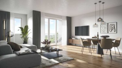 HERZOG LUDWIG: Modern & flexibel: Perfekt geschnittenes 1,5-Zimmer-Apartment im Erdinger Zentrum
