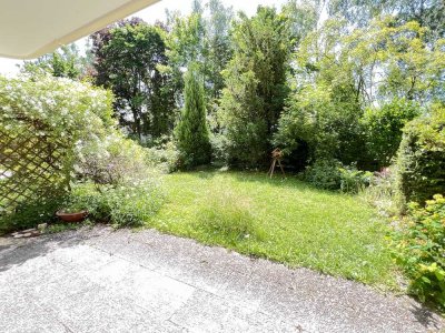 Solide 3-Zi.ETW im EG mit ca. 88 m², Gartenant., Terrasse und TG-Platz in A-Göggingen!