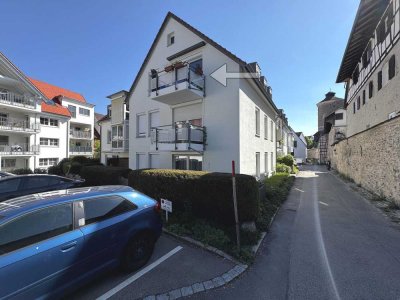 Zentral gelegene, vermietete 3-Zimmer Dachgeschosswohnung in Isny – direkt an der Stadtmauer