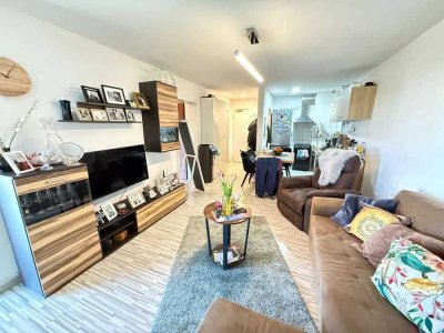 Frisch renovierte 2-Zimmer-Wohnung mit Balkon und Weitblick im Herzen von Ludwigshafen