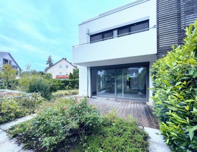 Neuwertiges Architekten-Stadthaus mit Wärmepumpe in sehr ruhiger Lage