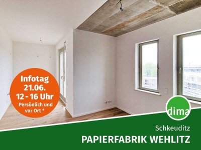 ERSTBEZUG sanierte Papierfabrik | Appartement im DG mit Klimaanlage, kleiner Dachterrasse u.v.m.