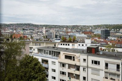 Top Investment im Cityhochhaus: 1 Zimmer Appartement mit Blick über Stuttgart