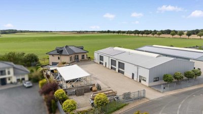 Modernes Wohn- & Gewerbeanwesen mit Panoramablick im Gewerbegebiet von Gangelt!