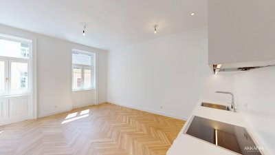 2-Zimmer-Wohnung mit Balkon direkt beim Brunnenmarkt