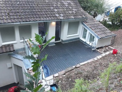 1 Zi. Appartement 20qm mit Terrassenteil voll möbliert nach umfassender Sanierung
